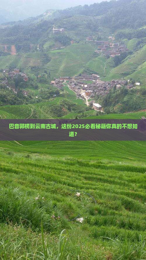 巴音郭楞到云南古城必去地