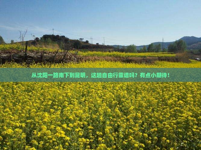 沈阳到云南昆明自由行
