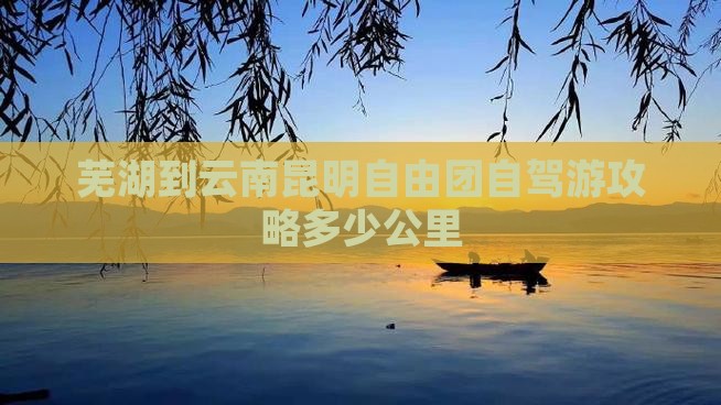 芜湖到云南昆明自由团