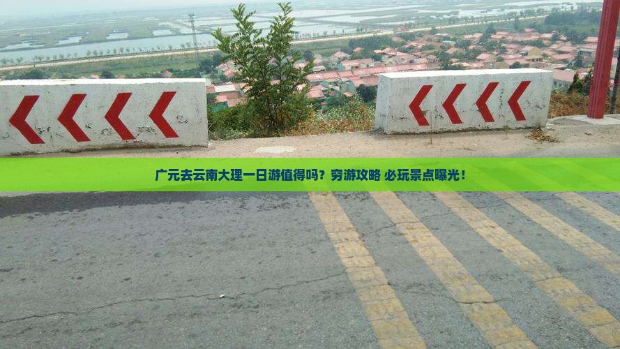 广元去云南大理一日