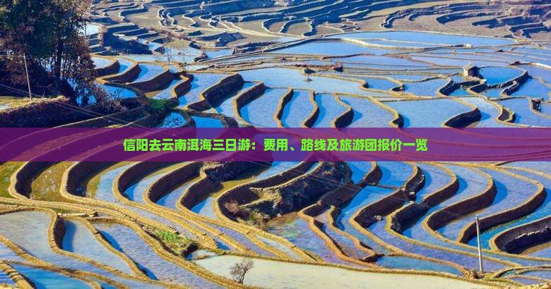 信阳去云南洱海三日游：费用、路线及旅游团报价一览