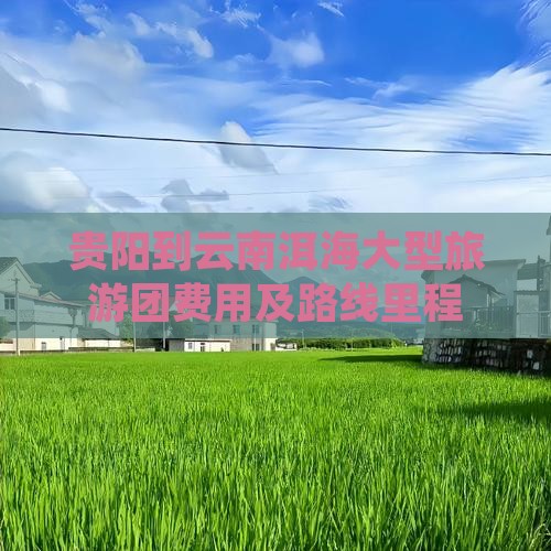 贵阳到云南洱海大型旅游团费用及路线里程