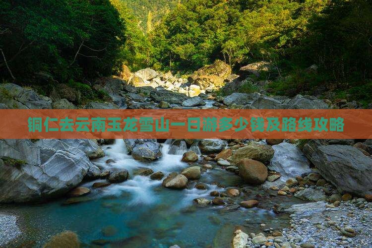 铜仁去云南玉龙雪山一日游多少钱及路线攻略