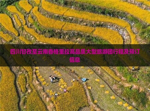 四川甘孜至云南香格里拉高品质大型旅游团行程及预订信息