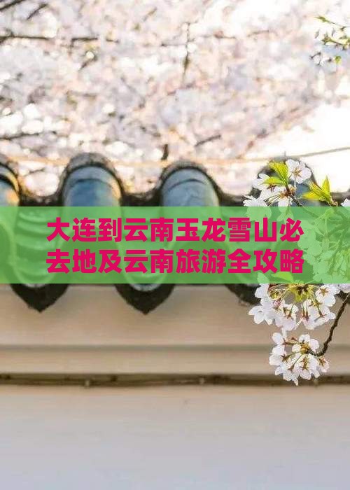 大连到云南玉龙雪山必去地及云南旅游全攻略
