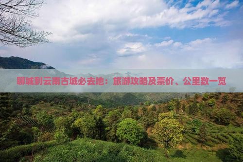 聊城到云南古城必去地：旅游攻略及票价、公里数一览
