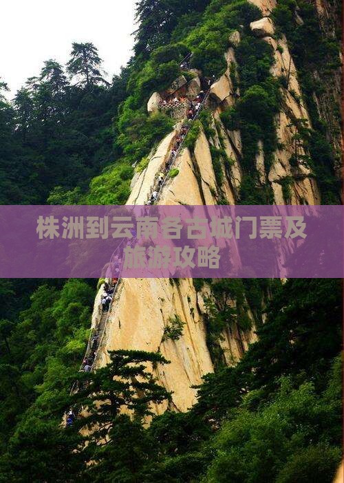 株洲到云南各古城门票及旅游攻略