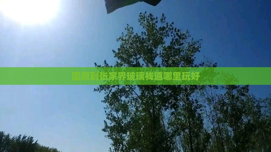 固原到张家界玻璃栈道哪里玩好