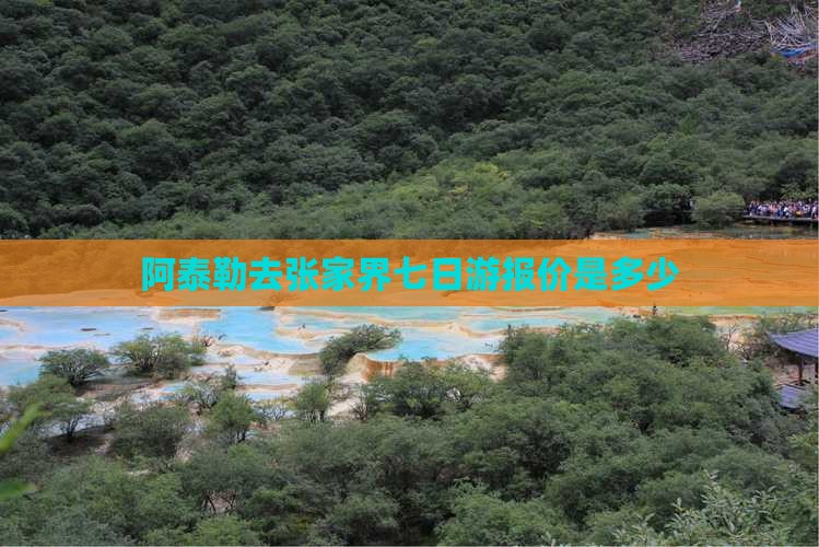 阿泰勒去张家界七日游报价是多少