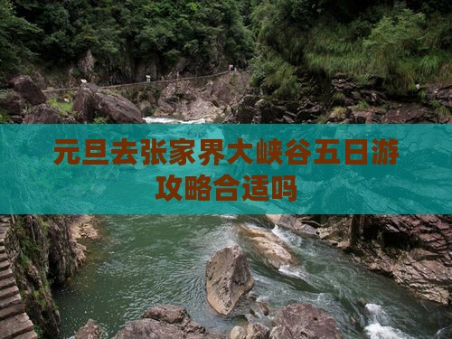 元旦去张家界大峡谷五日游攻略合适吗