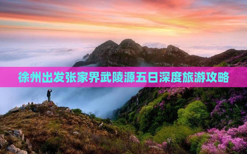 徐州出发张家界武陵源五日深度旅游攻略
