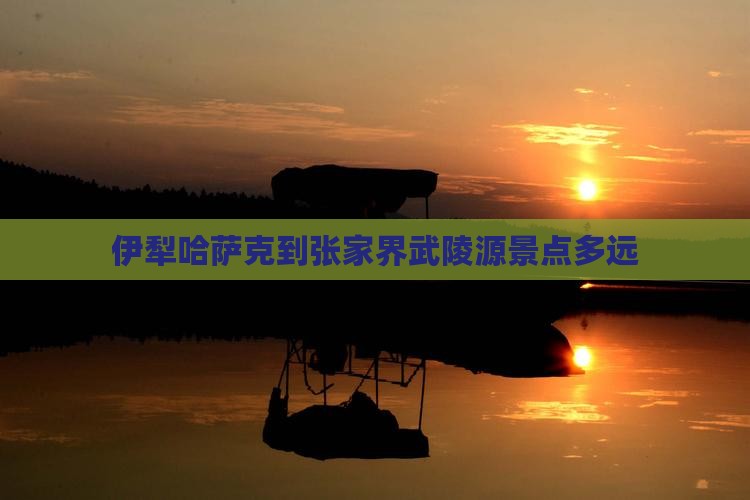 伊犁哈萨克到张家界武陵源景点多远
