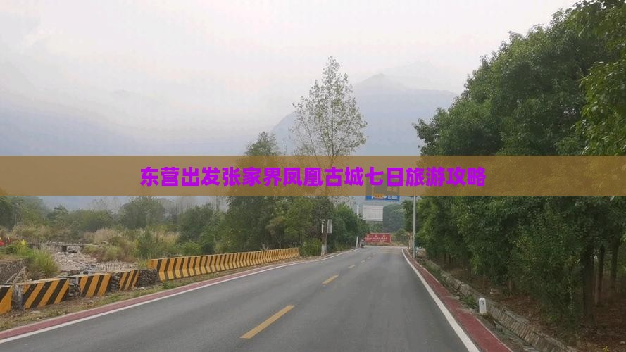 东营出发张家界凤凰古城七日旅游攻略
