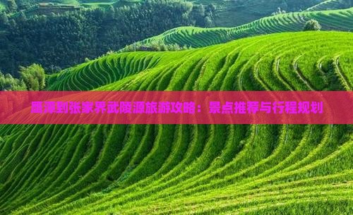 鹰潭到张家界武陵源旅游攻略：景点推荐与行程规划