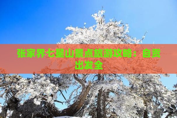 张家界七星山景点旅游攻略：自贡出发全