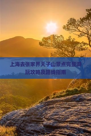 上海去张家界天子山景点完整游玩攻略及路线指南