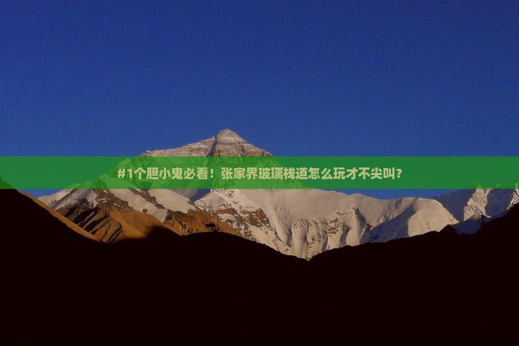 清明节到张家界玻璃栈道攻略