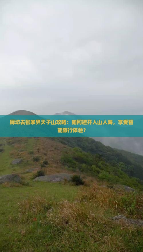 廊坊去张家界天子山攻略