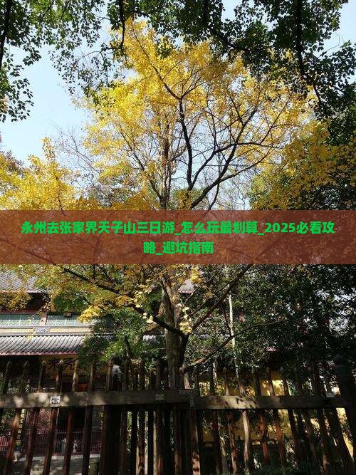 永州去张家界天子山三日游