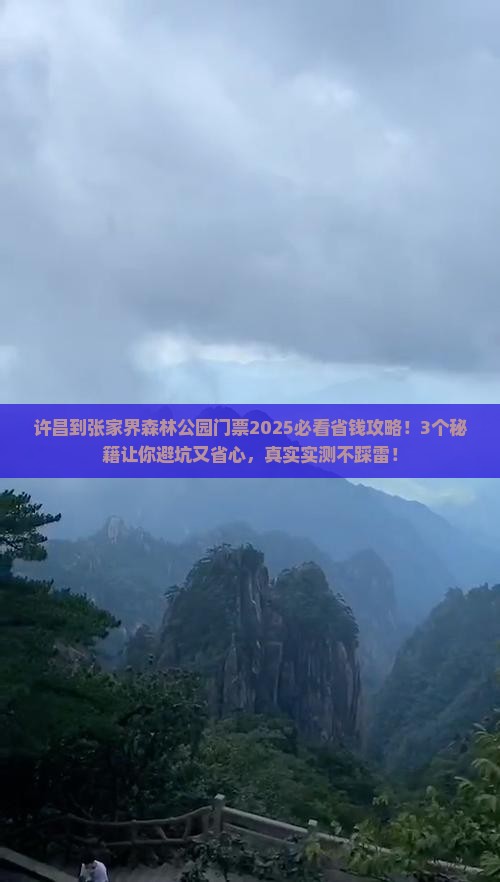 许昌到张家界森林公园门票