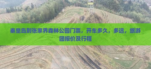 秦皇岛到张家界森林公园门票
