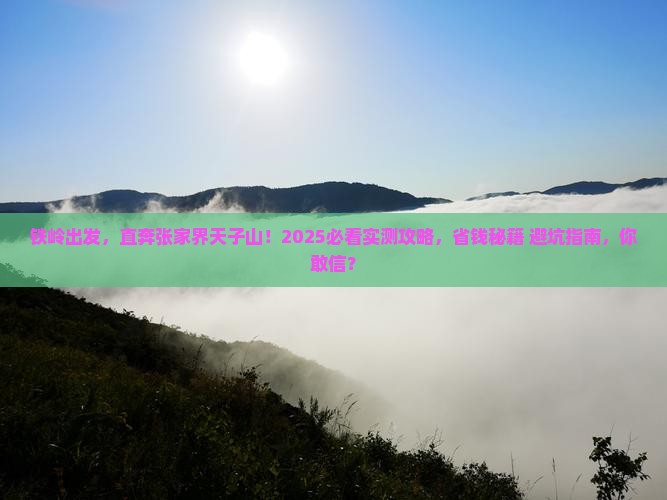 铁岭到张家界天子山自由团
