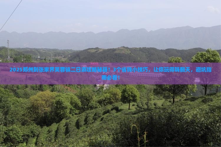 郑州到张家界芙蓉镇二日游