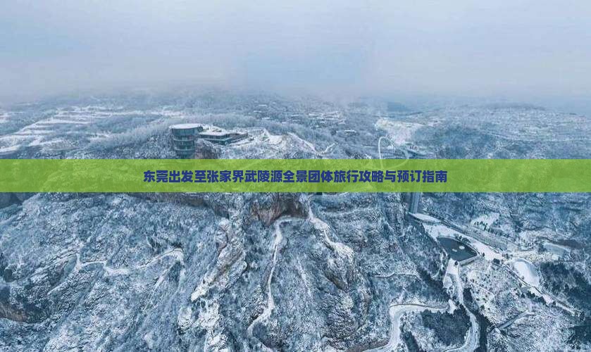 东莞出发至张家界武陵源全景团体旅行攻略与预订指南