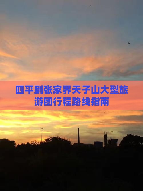 四平到张家界天子山大型旅游团行程路线指南