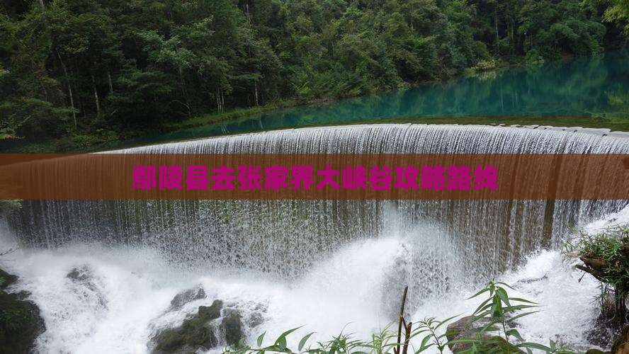 鄢陵县去张家界大峡谷攻略路线