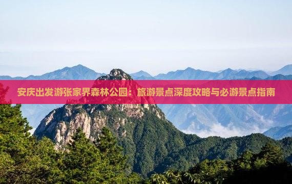 安庆出发游张家界森林公园：旅游景点深度攻略与必游景点指南