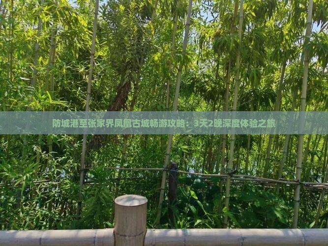 防城港至张家界凤凰古城畅游攻略：3天2晚深度体验之旅
