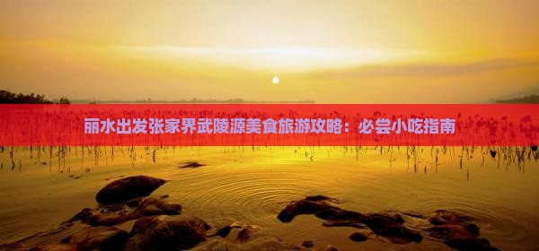 丽水出发张家界武陵源美食旅游攻略：必尝小吃指南