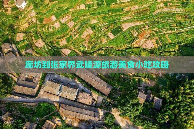廊坊到张家界武陵源旅游美食小吃攻略