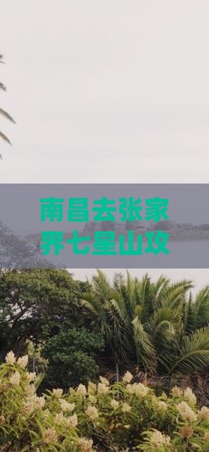 南昌去张家界七星山攻略