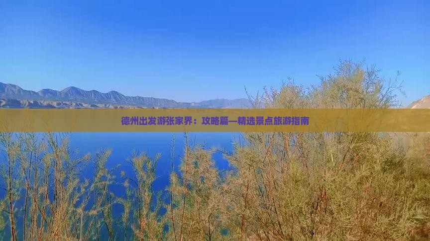 德州出发游张家界：攻略篇—精选景点旅游指南