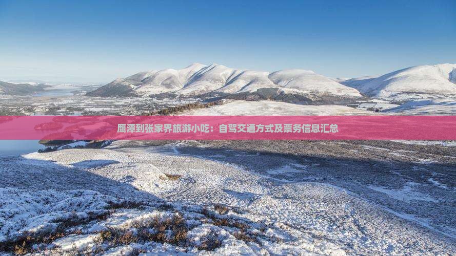 鹰潭到张家界旅游小吃：自驾交通方式及票务信息汇总