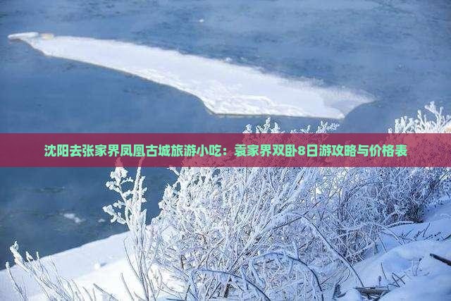 沈阳去张家界凤凰古城旅游小吃：袁家界双卧8日游攻略与价格表