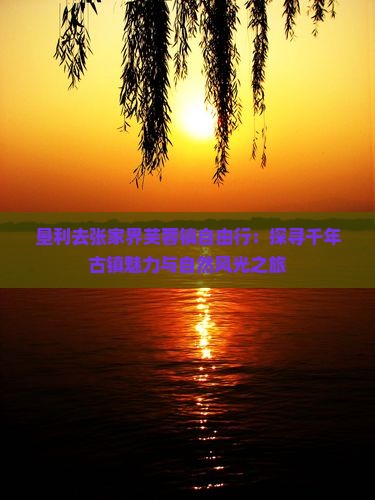 垦利去张家界芙蓉镇自由行：探寻千年古镇魅力与自然风光之旅