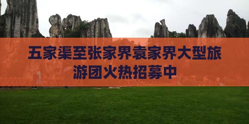 五家渠至张家界袁家界大型旅游团火热招募中