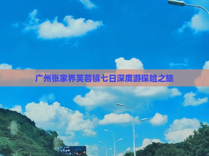 广州张家界芙蓉镇七日深度游探险之旅