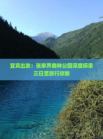 宜宾出发：张家界森林公园深度探索三日至旅行攻略