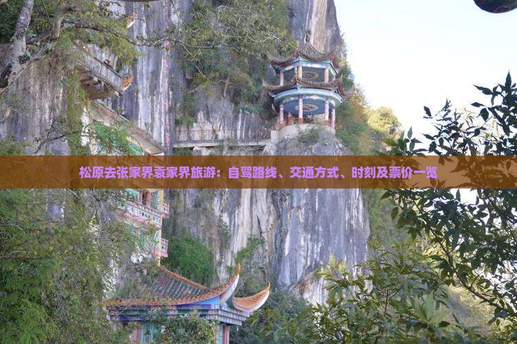 松原去张家界袁家界旅游：自驾路线、交通方式、时刻及票价一览