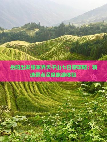 岳阳出发张家界天子山七日游攻略：精选景点深度旅游体验
