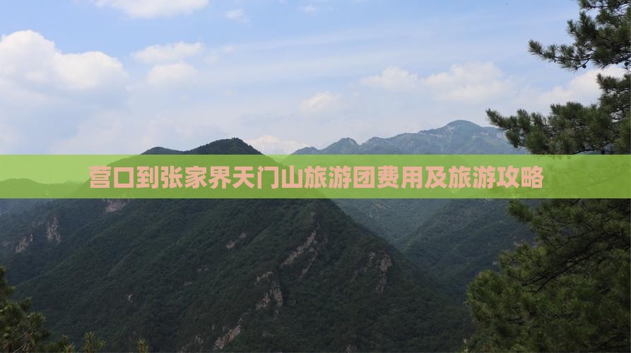 营口到张家界天门山旅游团费用及旅游攻略