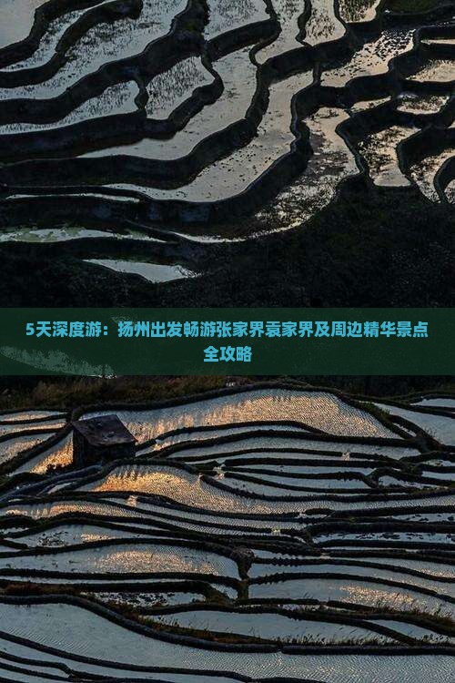 5天深度游：扬州出发畅游张家界袁家界及周边精华景点全攻略