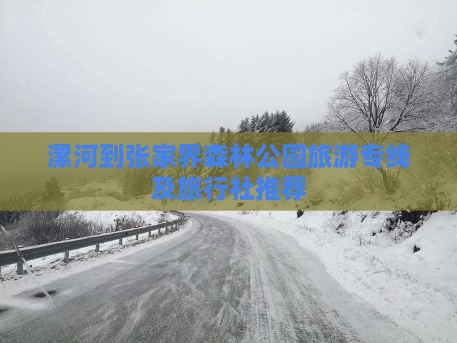漯河到张家界森林公园旅游专线及旅行社推荐