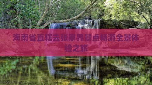 海南省直辖去张家界景点畅游全景体验之旅