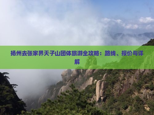 扬州去张家界天子山团体旅游全攻略：路线、报价与详解