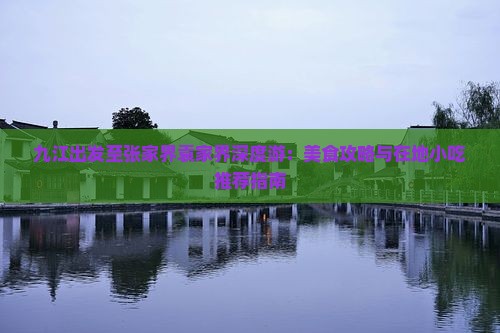 九江出发至张家界袁家界深度游：美食攻略与在地小吃推荐指南